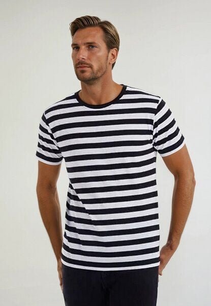 TORLAND Herren Marineshirt mit Streifen MARINO