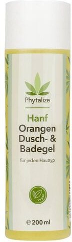 Phytalize Hanf Orangen Dusch- & Badegel – Sanfte Pflege für jeden Tag (200 ml)