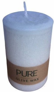 Wenzel Kerzen Olivenwachskerze 90x70 in 4 Farben