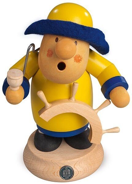 Müller Seiffen Müllerchen Seemann die Räuchermännchen mit der Knollennase Erzgebirge