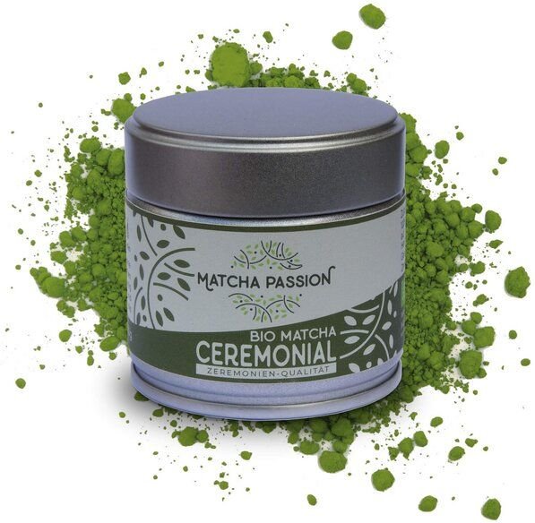 Matcha Passion Bio Matcha Ceremonial 30g Dose | mit oder ohne Zubehör