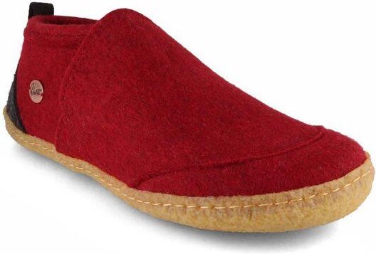 WoolFit Hausschuhe 'Taiga' mit Naturgummisohle, 100% Wolle