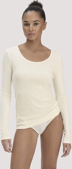 Thumbnail - hessnatur Langarmshirt Rundhals Fitted PURE NATURE aus reiner Bio-Baumwolle