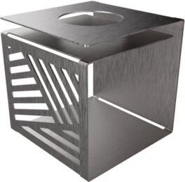 SteelHero Teelicht/Windlicht Streifen