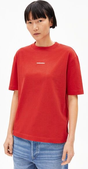 ARMEDANGELS TARJAA WORD ICONIC Å Damen Heavyweight T-Shirt aus recyceltem Baumwoll Mix