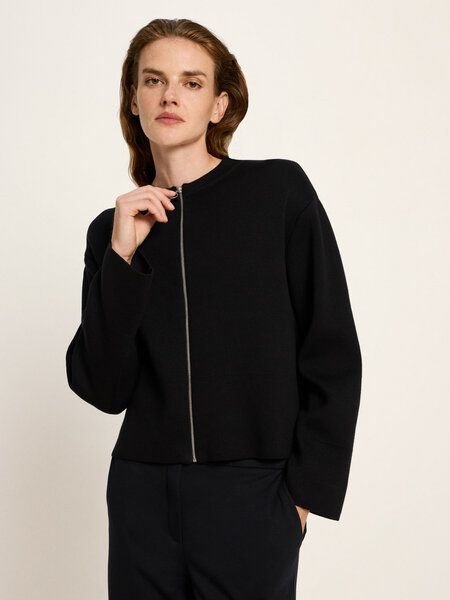 LANIUS Strickjacke mit Reisverschluss