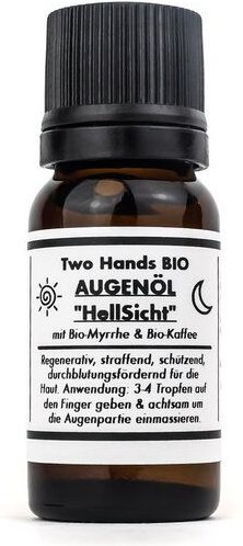 Two Hands BIO Augenöl „HellSicht“ mit Bio-Myrrhe & Bio-Kaffee - Bio-Vegan