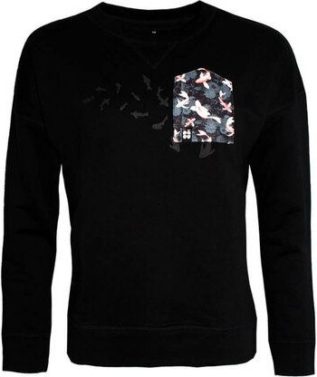 Thumbnail - FÄDD Damen Sweatshirt Pullover aus Bio-Baumwolle "Glückschiss BT" Schwarz