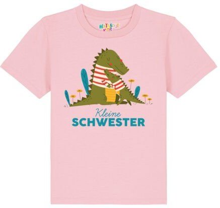 watabout.kids T-Shirt Kinder Krokodil Kleine Schwester