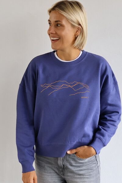 Kultgut Artdesign - Biofair- Pulloversweater Boxistyle / Bergwelt