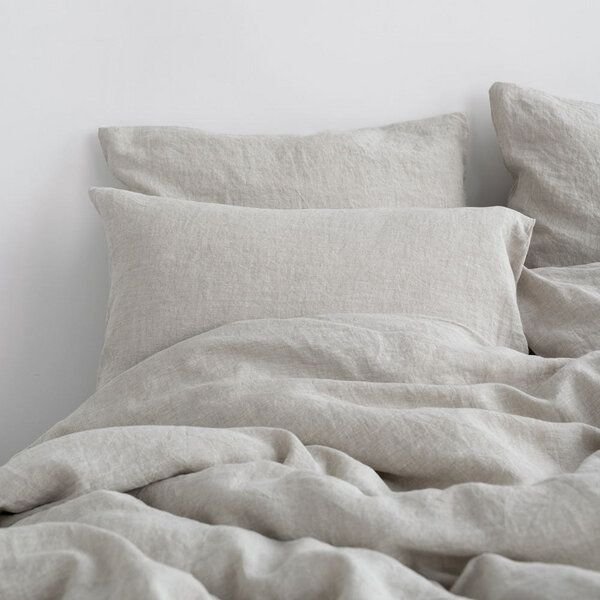 Linentales Bettwäsche-Set - Stonewashed Leinen - 100% aus Europa - 135x200cm / 155x220cm + 80x80cm