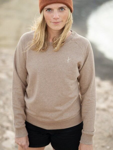 FUXBAU Frauen fux Pullover - beige meliert