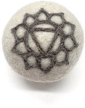 Wooliie Handgefertigte Chakra-Bälle aus 100 % naturbelassener Schurwolle – 7 Designs