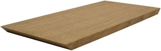 4betterdays Stylisches Schneide- und Jausenbrett 'Slope' aus Eiche