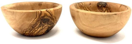 Olivenholz erleben Tapas Schale rund Ø 12 cm aus Olivenholz