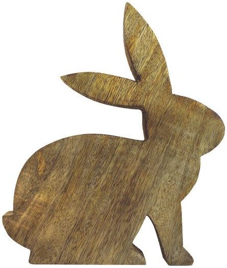 Thumbnail - Mitienda Shop Handgemachter Osterhase Willy aus Holz 20cm