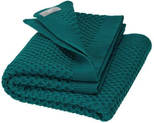 Disana Waben-Strickdecke Bio Merino-Wolle Baby Decke