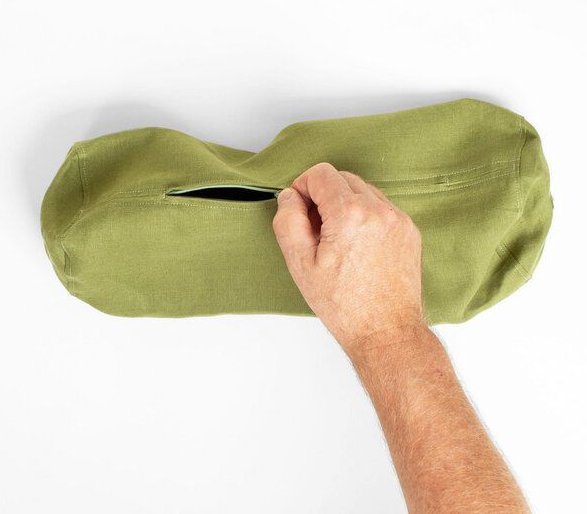 nahtur-design Kissenbezug für Nackenrollen | 100% Leinen