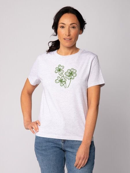 watapparel T-Shirt Frauen Glücksklee