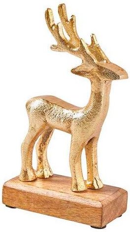 Mitienda Shop Hirsch Weihnachtsdeko gold Aufsteller