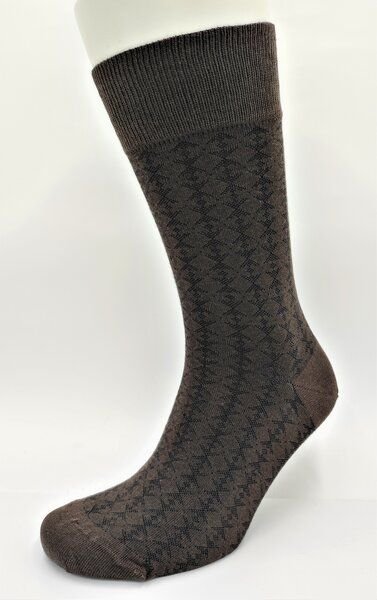 BLS Organic 3er Pack GOTS zertifiziert 98 % Bio-Baumwolle Dreieck-Design Herrensocken