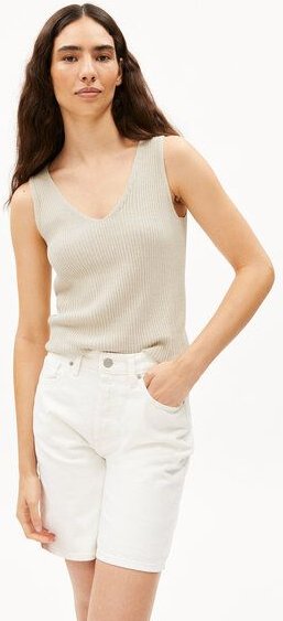 ARMEDANGELS LINEN BLEND Damen Stricktop aus Leinen-Mix
