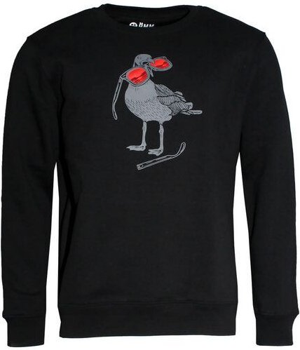 FÄDD Herren Sweatshirt Pullover aus Bio-Baumwolle "Hipster Haps" Schwarz