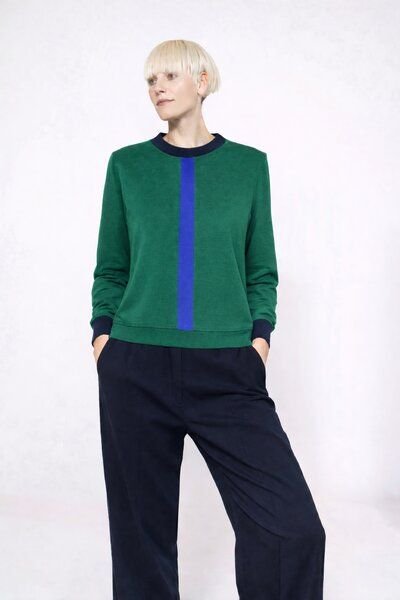 ein garten Studios Colorblock Shirt aus Bio-Baumwolle und Tencel