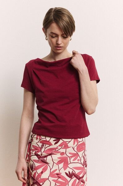 TRANQUILLO Slub Jerseyshirt Giina aus Bio-Baumwolle (1010002)