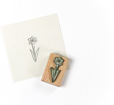 STUDIO KARAMELO Stempel FRÜHLINGS BLUMEN, Osterglocke, Krokus, Tulpe