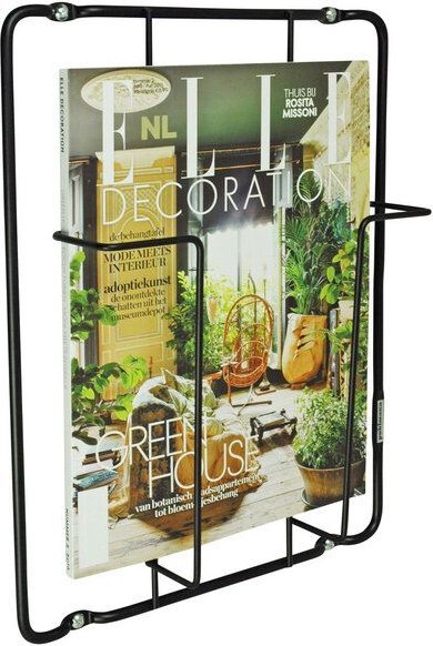 Puhlmann Magazinhalter Single Schwarz aus Stahldraht