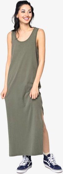 YTWOO Damen Jersey-Kleid – Umweltfreundlich & Vintage-Washed Look