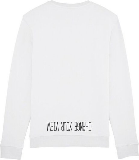 Human Family Bio Unisex Rundhals-Sweatshirt - "Change your view"