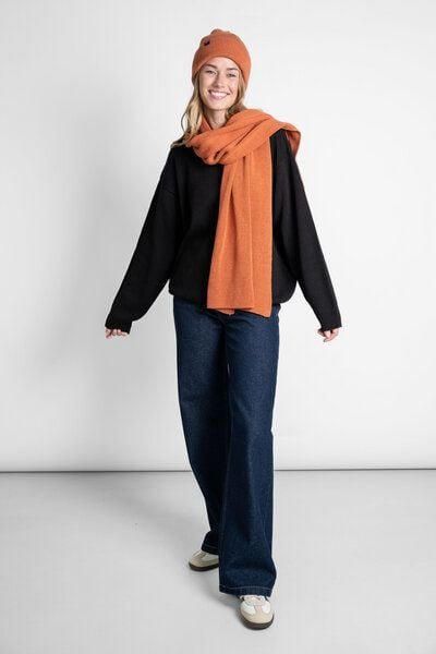 STORY OF MINE Strickschal aus überwiegend recyceltem Bio-Baumwolle