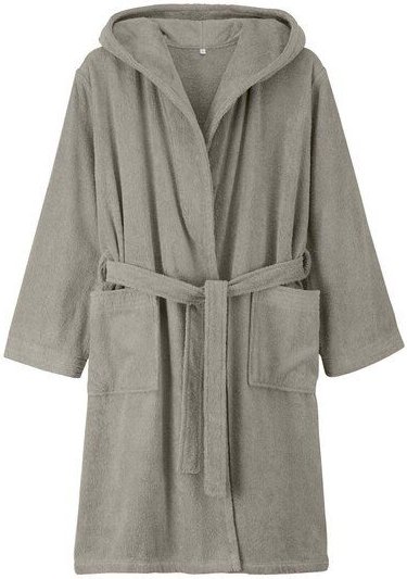 hessnatur Kurzer Bademantel aus reiner Bio-Baumwolle