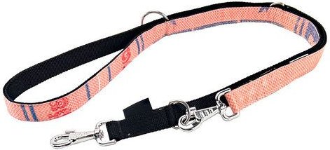 GOOPSI Hundeleine 2m, Multifunktionsleine, 3-fach verstellbar, upcycling - Fairtrade