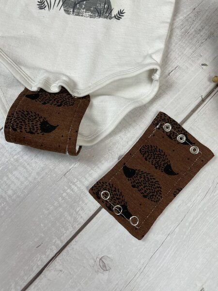 Stoffretter Baby Bodyverlängerung Wolle Seide versch. Größen- 2er Set