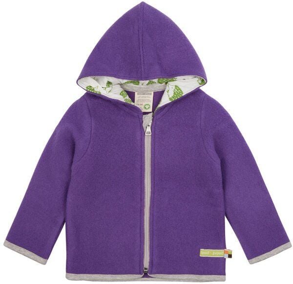 loud + proud Baby & Kinder Jacke Wollfleece, GOTS-zertifiziert