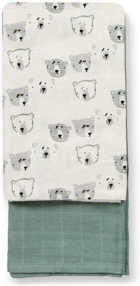 Sense Organics & friends in cooperation with GARY MASH 2er-Pack Mulltücher 80 x 80 cm, aus Biobaumwolle