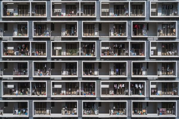 Photocircle Poster / Leinwandbild - Laundry Day