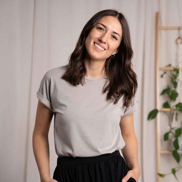 Vresh Clothing Vranziska - Kimono T-Shirt aus Tencel-Mix