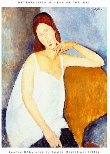 Photocircle Poster / Leinwandbild - Amedeo Modigliani: Jeanne Hébuterne