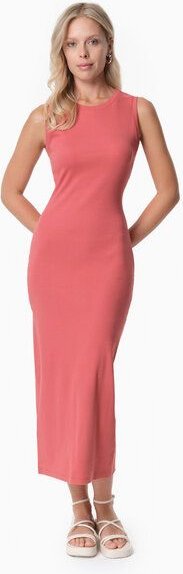 ORGANICATION DURRU | Geripptes Kleid aus Bio-Baumwolle