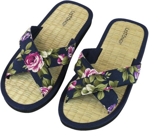 Les Tôngs Les Tongs Zimtlatschen Flower Cross