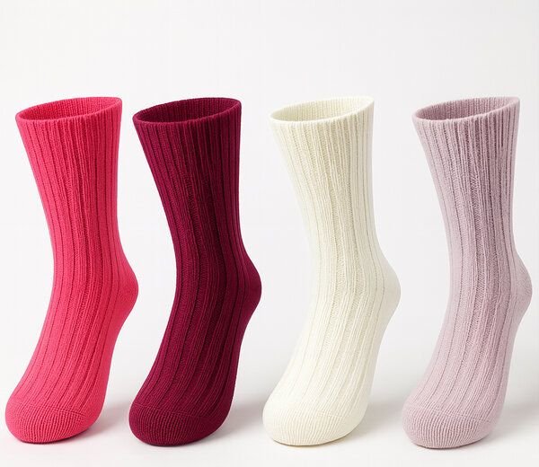 Thumbnail - Bruno Barella Alpaka Nordlicht Femme – Thermo Socken aus Alpakawolle & Schafwolle, warm & weich, 4er Set
