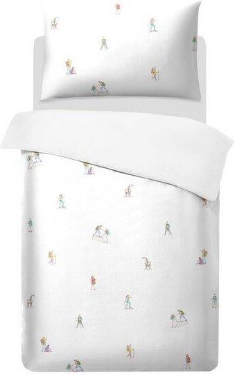 Mary Rose® GOTS-zertifizierte Bio-Satin Bettwäsche mit modernem Sport Motiv