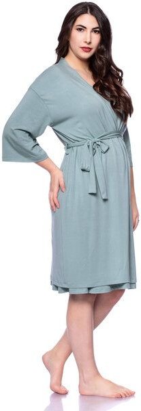 Milchshake Kimono Morgenmantel aus Tencel Modal Jersey