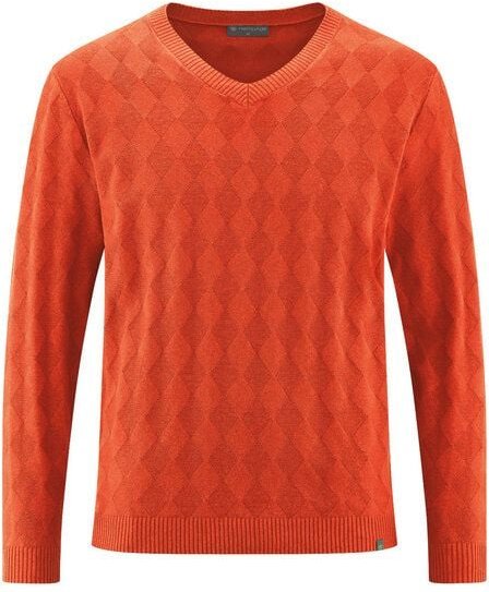 HempAge Herren Herren Pullover V-Ausschnitt Hanf Bio Baumwolle