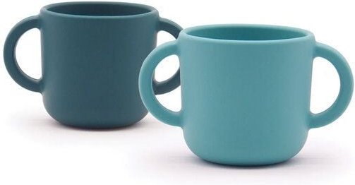 EKOBO 2er-Set Trainingsbecher aus lebensmittelechtem Premium Silikon