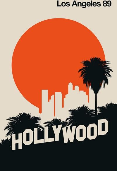 Photocircle Poster / Leinwandbild - Los Angeles 89